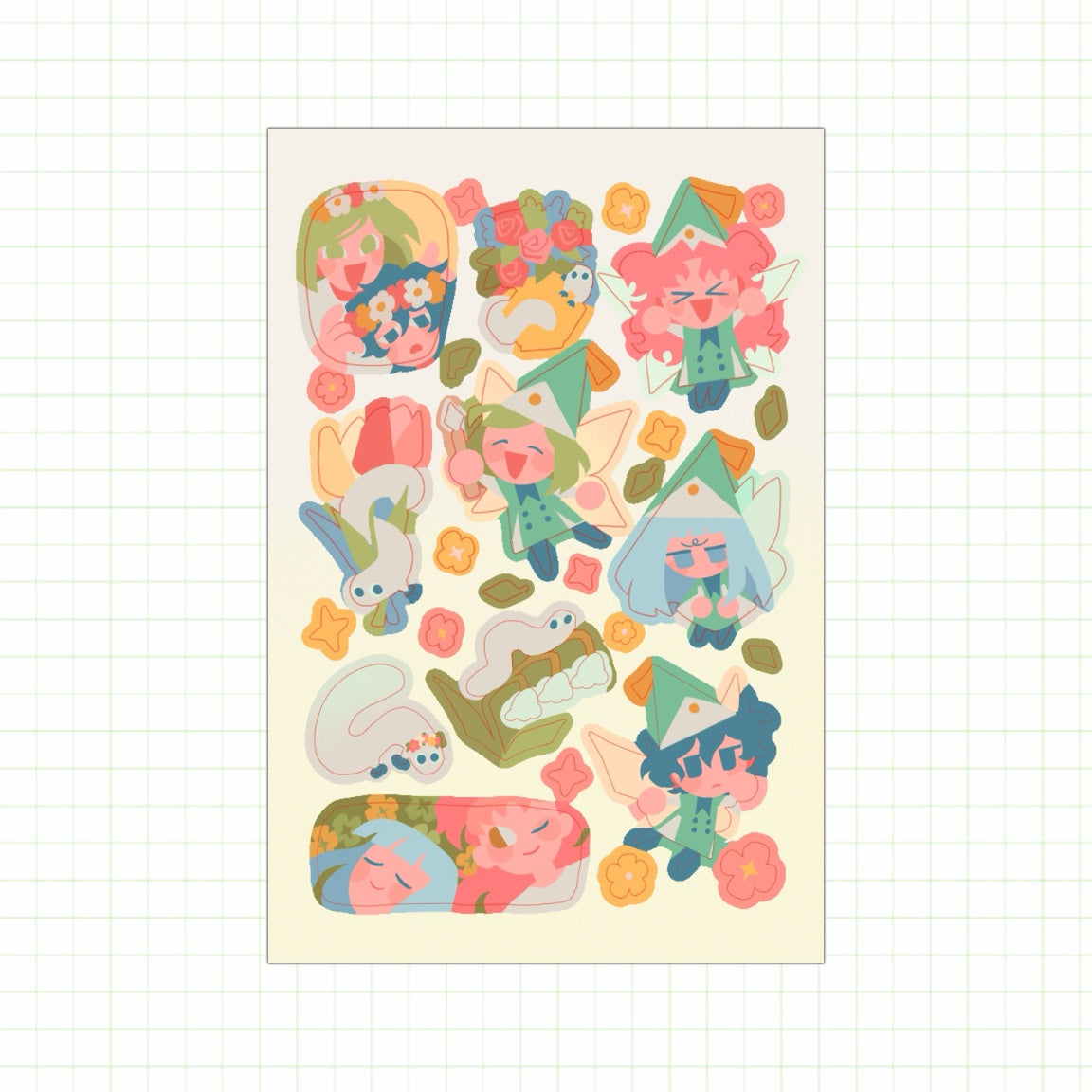 Witch Hat Atelier Fairies Sticker Sheet