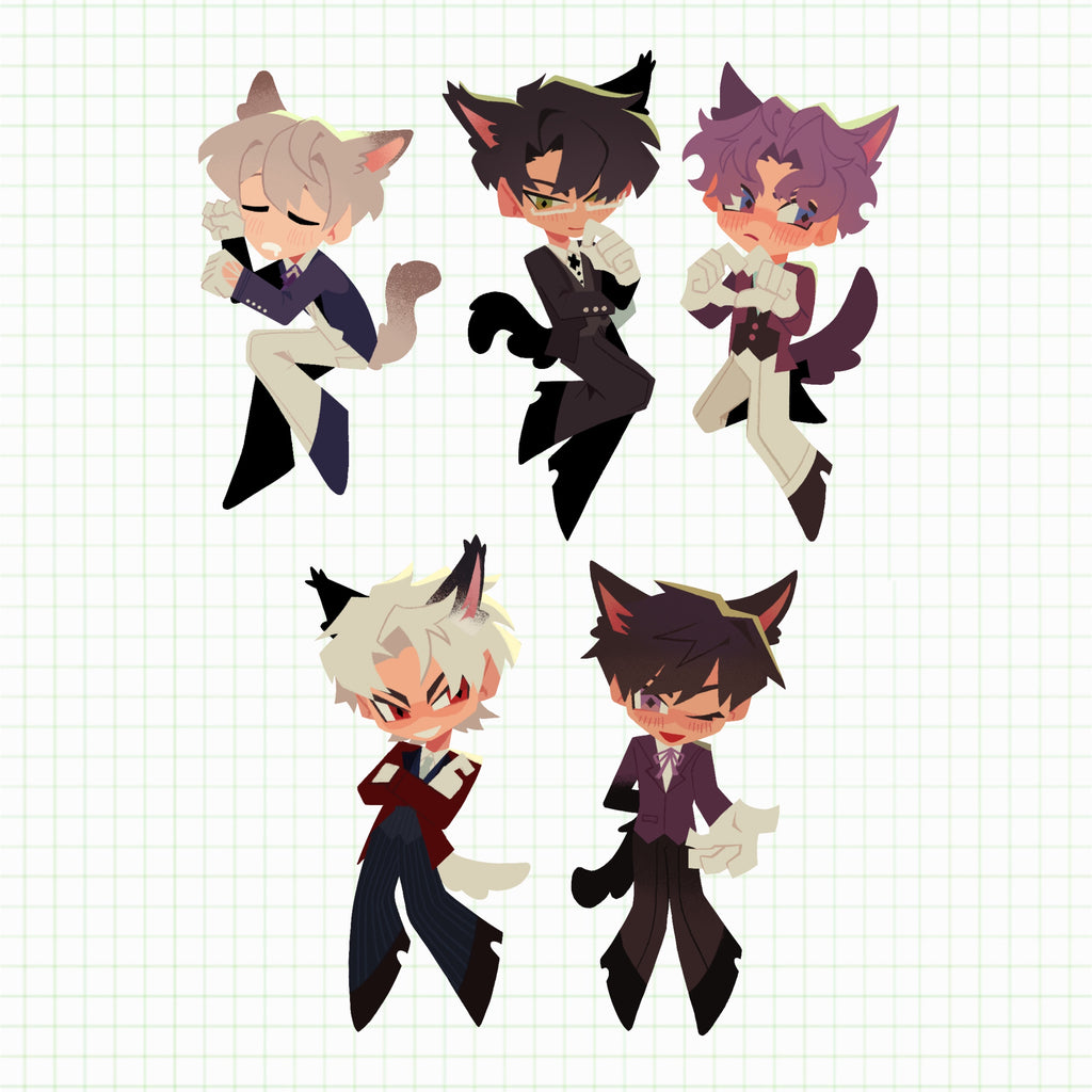 LADS Cat Butler Charms