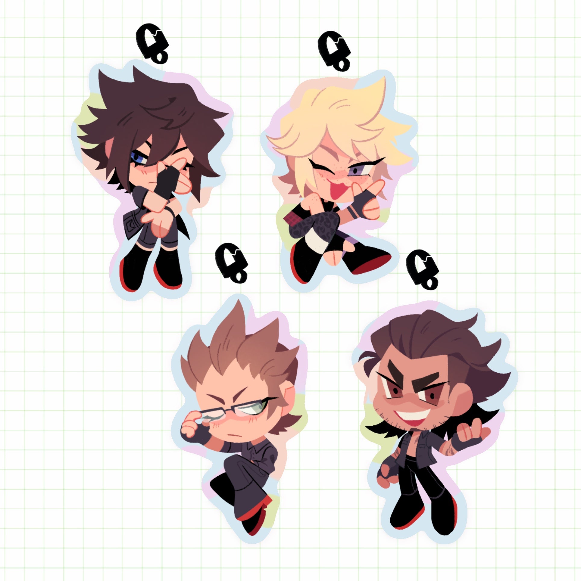 FFXV Acrylic Charms