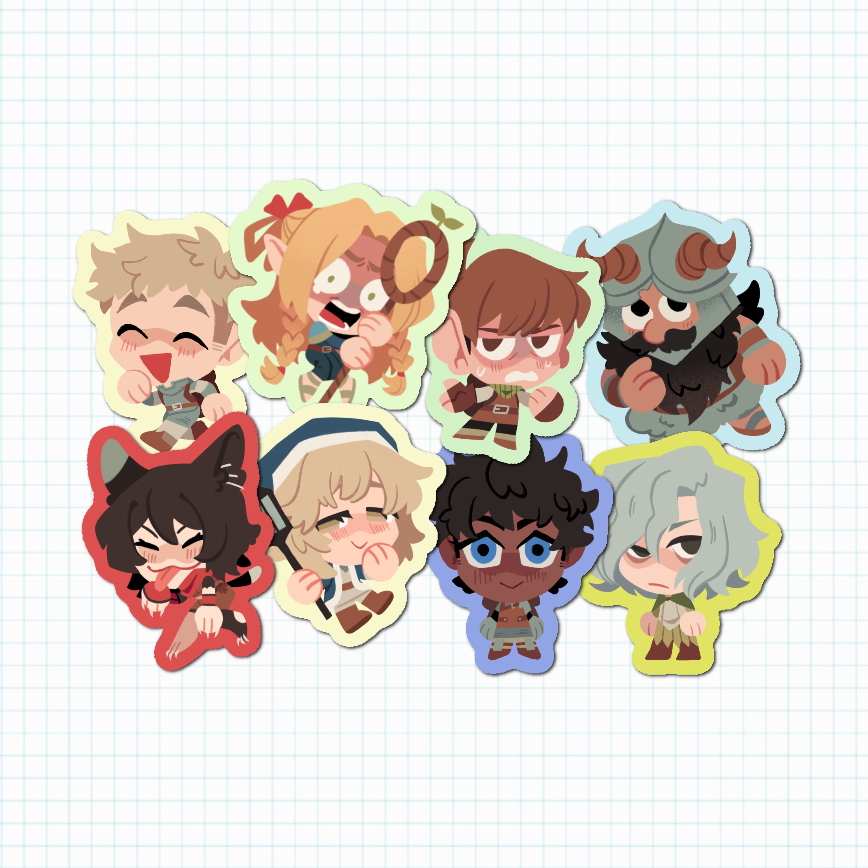 Dungeon Meshi Stickers