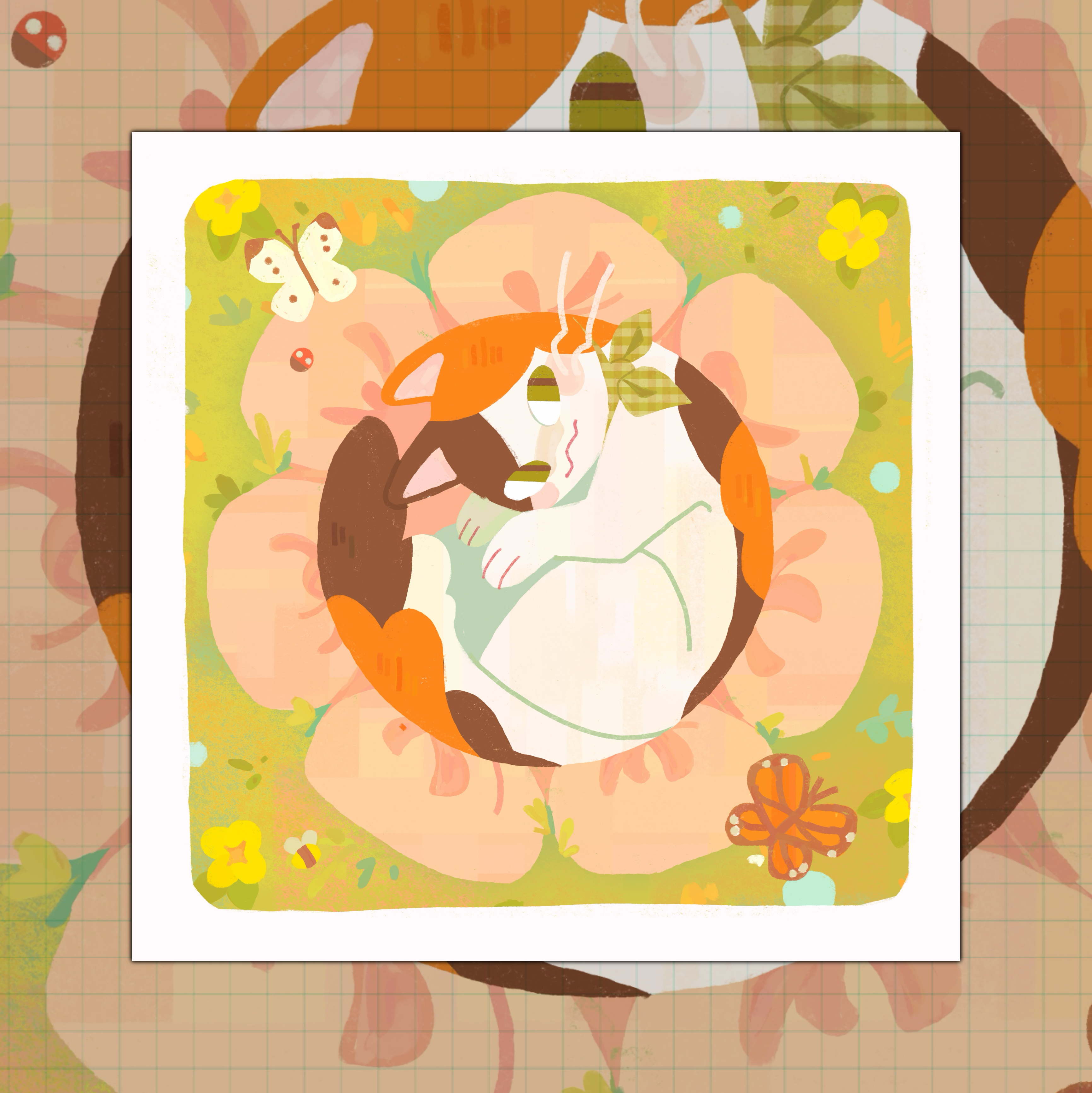 Flower Calico Print